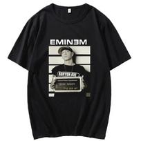 Funny Eminem T-Shirt Men Hip Hop Oversized Tshirt Unisex Spring Summer Retro Harajuku T Shirt Male Kawaii Short Sleeve 82915 M black