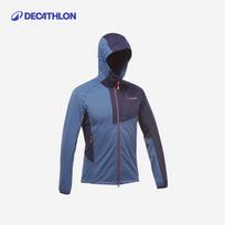 Decathlon Unisex Windproof Water-Resistant Softshell Jacket XXL gray