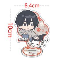 Anime Kuroko's Basketball Tetsuya, Taiga, Shintaro Midorima, Seijuro Atsushi, Kazunari Acrylic Stand Figure Model Plate Keychain 10 cm white