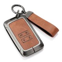 Cinko Lydinio Odinis Automobilio Raktų Dėklas Dangtelis Dacia Logan Sandero Duster Lodgy Spring Jogger Renault Koleos Captur Kadjar brown