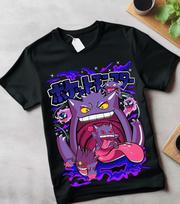 T-Shirt Graphic Shirt Anime Manga Otaku T-Shirt Anime Manga Shirt Tee gift 4XL purple