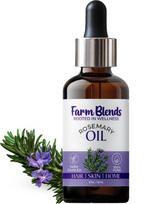 FarmBlends Rosemary Essential Oil 100% Undiluted Pure|Thick & Strong Hair Growth|Clear Skin|Aromatherapy|Farm To Home|Natural Spanish|Rosmarinus O gray