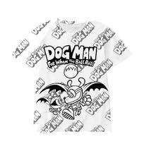 Personalized handsome cartoon T-shirt anime children's T-shirt 3D digital printing men's short-sleeved summer T-shirt top 170 white