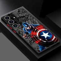 Marvelo Žmogus-voras Groot dėklas Samsung Galaxy S26 S24 Plus Note 20 10+ S21 S23 FE S20 S25 Ultra S22 Telefonui Galaxy S23+ black