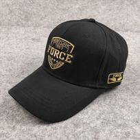 Hard Structured Baseball Cap Shield Embroidery Big Head Men Daily Casual Adjustable Snapback Hat 55-59cm black