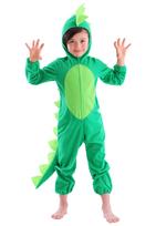 Dinozauras Kovotojas Vaikų Kostiumas Unisex 100cm-120cm green