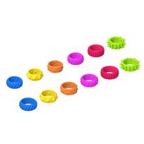 12/6/5 VNT Fidget Žaislai Silikoninė Sensorinė Apyrankė Sensorinis Akmuo Antistreso Žiedas Vaikams Suaugusiems Autizmas - Nerimas Fidget multi