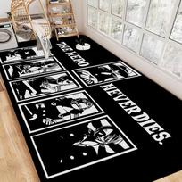 Anime One Piece Luffy vonios kilimėlis Vaikų kambario Miegamojo Dekoras Balkono Neslystantis durų kilimėlis Svetainės Sveikinimo kilimas 40x60cm white