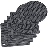 Good-8 Pack Pot Pads Silicone Pot Holders Heat Resistant Mats Easy To Wash And Dry Mats
