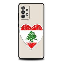 Beiruto Libano Vėliavos Telefono dėklas Samsung Galaxy A15 A13 A51 A71 A41 A31 A21S A03S A05 A35 A32 A55 A23 A25 A33 A53 A73 5G Galaxy A33 5G red