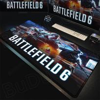 Naujas Šaunus Žaidimo Fonas Battlefield 6 Pelės Kilimėlis Stalo Kilimėlis Didelis Neslystantis Neslystantis Klaviatūra Ergonominis Biuro Guminis PC Namų Individualus 600x300x2mm