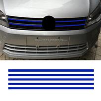 5 vnt. automobilio priekinės grotelių atspindinčios lipdukų juostelės VW Golf 6 7 Tiguan Polo GTI automobiliui, išorės stiliaus apdailos lipdukas