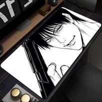 Mouse Pad Anime Carpe Large PC Gamer Computer Mausepad Varmilo Keyboard Gaming J-jujutsu Kaisen Toji Fushiguro Extended Desk Mat 30cmx60cm(11.8x23.6inch)