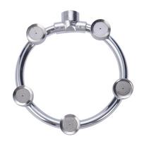 1pc Electric Sprayer Head Stainless Steel 5-Heads Fine Mist High Pressure Sprayer Anti-Clogging Irrigation Fertilization Nozzle