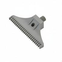 Duckbill Air Nozzle Flat Jet Blower High Impact Stream for Product Cooling, Surface Gray Abs Wide