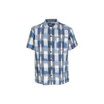 Polo Ralph Lauren SS23 Plaid Print Single-Breasted Short Sleeve Shirt Men shirts Blue 710900764-001 M gray