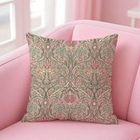 William Morris Gėlių Pagalvės Užvalkalas raštų spausdinimo pagalvės užvalkalas svetainės sofos pagalvės užvalkalas miegamojo kambario dekoras 18x18Inch gray
