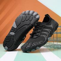 Women's Ultra-Light Five-Finger Non-Slip Indoor Fitness & Water Shoes for Yoga, Running, Climbing, and Beach Sports 37 gray