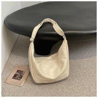Large-capacity Bag - Fashionable Daily Small-sized Dumpling Bag  Single-shoulder Crossbody Bag smėlis