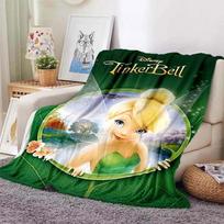 Tinkerbel šilta minkšta antklodė pūkuota vaikams ir suaugusiems sofai pliušinis pledas metamas animacinis pledas sofai lovai 30x40in
