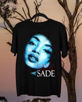 New Popular Sade Singer Music Cotton Black All Size For Men Women T-Shirt M blue