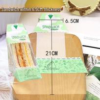 Triangle Sandwich and Pizza Slice Packaging Bag beige