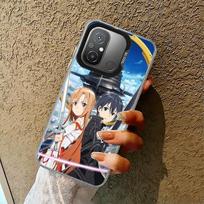 Sword Art Online Anime Shockproof Phone Case for Xiaomi Poco X7 X6 X5 X3 Pro F7 Ultra M8 Redmi 15C 15 14C 13C 12C 10C 13 12 10 Xiaomi Poco F7 black