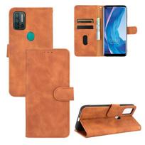 For Ulefone Note 11P Solid Color Skin Feel Magnetic Buckle Horizontal Flip Calf Texture PU Leather Case with Holder & Card Slots & Wallet For Ulefone Note 11P