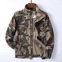 Retro Multi Pockets Denim Cargo Jacket for Men Outdoor Field Hiking Casual Fashion Daily Uniform Coats Tops Outerwear XXL gray