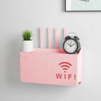 Kabelių tvarkyklė TV imtuvo dėžutė Sieninė belaidžio Wifi maršrutizatoriaus lentyna Svetainė gray
