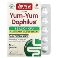 Jarrow Formulas Jarro-Dophilus Sugar-Free Raspberry Flavor Chewable Tablets, 120 Count 120 pcs - 1 ea