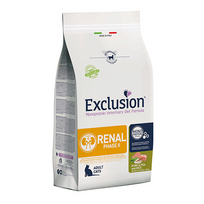 Exclusion Renal dietinis Phase II sausas pašaras katėms su kiauliena, žirniais, ryžiais, 1,5 kg