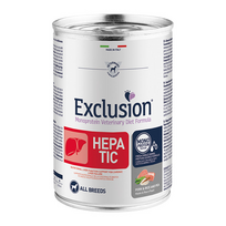 Exclusion Hepatic dietinis konservuotas pašaras šunims, 400 g