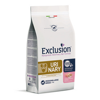 Exclusion Urinary sausas maistas šunims, M/L, su kiauliena, sorgų kruopos, ryžiai, 12kg