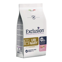 Exclusion Urinary sausas maistas vidutinių ir didelių veislių šunims su kiauliena, sorgų kruopos, ryžiai, M/L 2kg