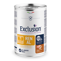 Exclusion Renal dietinis konservuotas pašaras šunims, 400 g