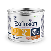 Exclusion Renal dietinis konservuotas pašaras šunims, 200 g