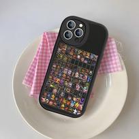 Game F-Five N-Nights At F-FreddyS Phone Case For IPhone 16 15 14 13 12 11 Pro Max Plus Leather Soft Cover iPhone 15pro max gray
