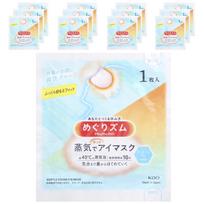 Megrhythm, Kao, gentle steam eye mask, menthol, 12 sheets beige