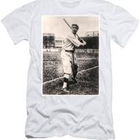 Baseball Legend At The Bat Babe Ruth TShirt M black