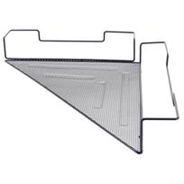 Vietą taupančio dizaino knygų lentynų laikiklis Tvirtas trikampis Triangle gray