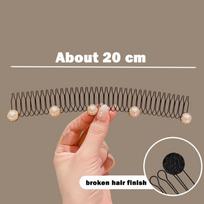 Vintage Camellia Flower Pearl Metal Long Hair Comb For Women Broken Hair Finish Headband Tool Hair Clip Hair Accessories