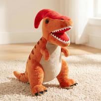 Dinosaur Theme Plush Toys Cartoon Parasaurolophus Spinosaurus Triceratops Dolls Jungle Safari Dino Roar Stuffed Toy For Gifts 25cm