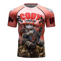 Sportinė apranga Bjj Rash Guard Grappling Brazilijos Jiu Jitsu Suaugusiems Vyrams Nogi No Gi Bjj Jiu Jitsu MMA Rash Guard Bjj Bėgimo Marškinėliai L black