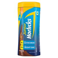 Horlicks Junior Chocolate Flavour Health Drink for Toddlers 500 g Jar Brain Growth Immunity