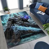 WOW World of Warcraft Arthas Demonas Illidan Sylvanas Kilimas Kilimas Miegamajam Svetainei Sofai Durų Kilimėlis Dekoras, Vaikams Neslystantis Grindų Kilimėlis 40x60cm( 15x23in )