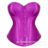 Moterims lygus paviršius korsetas kūno formuotojas juosmens treniruoklis shapewear XL purple