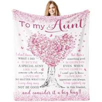 Sister Butterfly Heart Fleece Blanket Soft Coral Velvet Throw for Women Birthday Gift Ideas Size: 75*100cm, Weight: 320 GSM