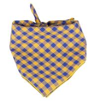 Pet Bandana Bib for Dogs and Cats, Neckerchief Scarf for Eating and Drooling one size geltona