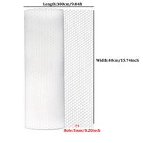 1/2 ritinėlio Plastikiniai apsauginiai tinklai paukštininkystės fermoms, šeimos balkonams, Plastikiniai apsauginiai tinklai ir kritimo prevencijos tinklai 40x300cm 1roll black
